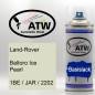 Preview: Land-Rover, Baltoro Ice Pearl, 1BE / JAR / 2202: 400ml Sprühdose, von ATW Autoteile West.
